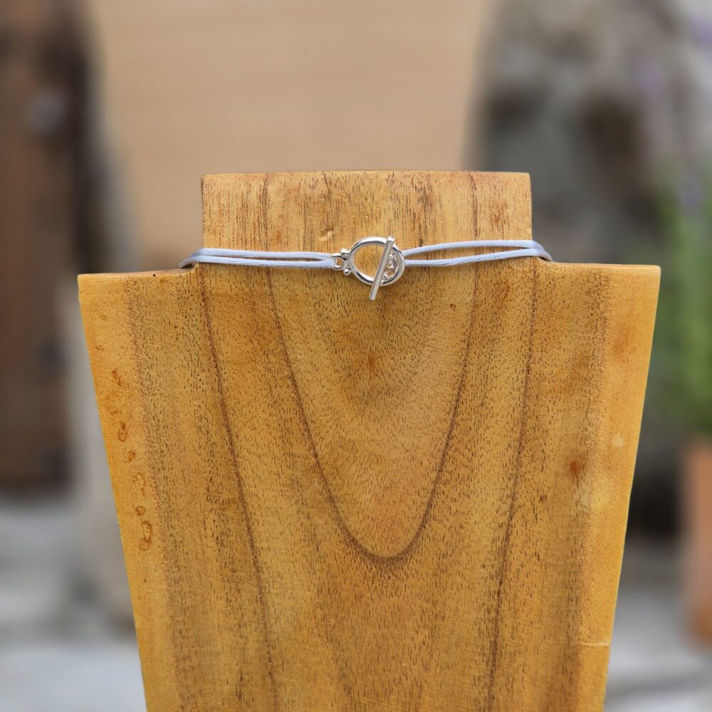 Collier céramique et argent AMELIE