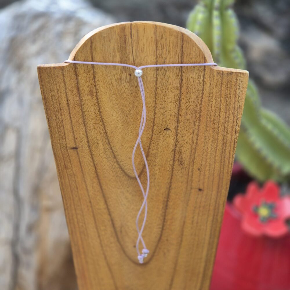 Collier long céramique et argent ALMANARRE par LP CERAMIQUE