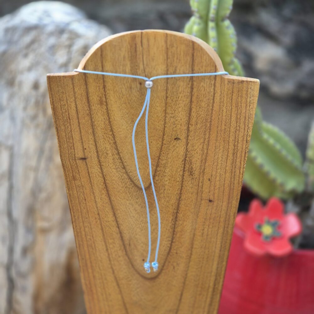 Collier long céramique et argent ALMANARRE par LP CERAMIQUE