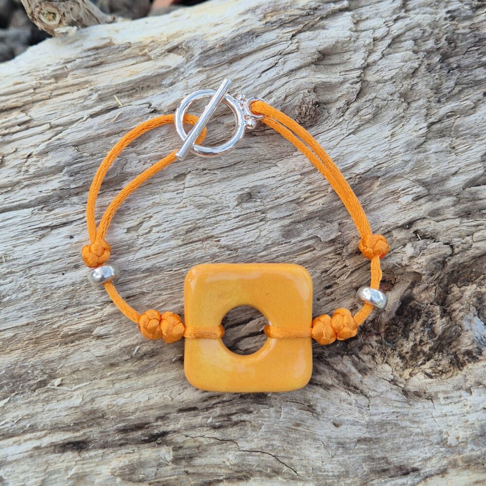 bracelet réglable en céramique