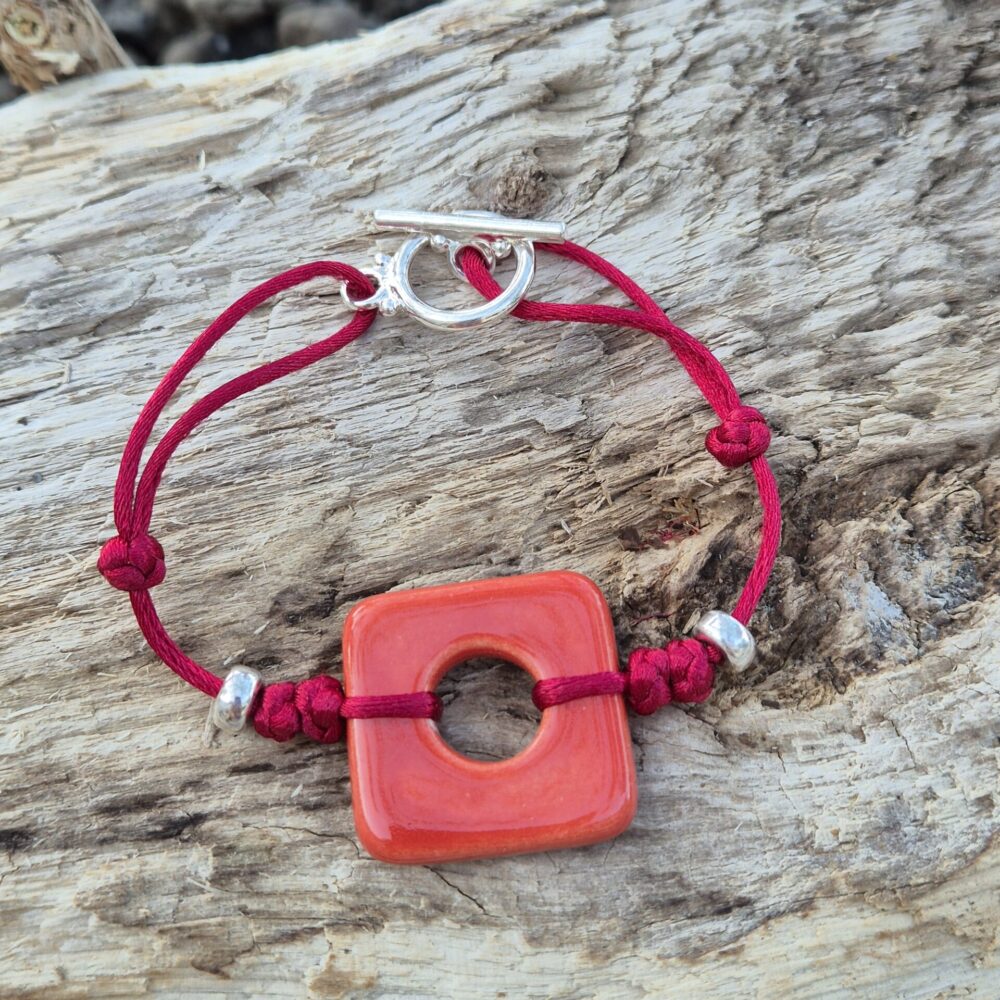 bracelet rochelle céramique et argent par lp céramique