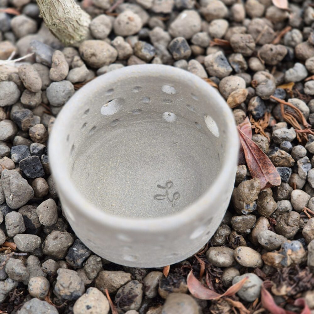 Photophore grès gris #5 – Image 2