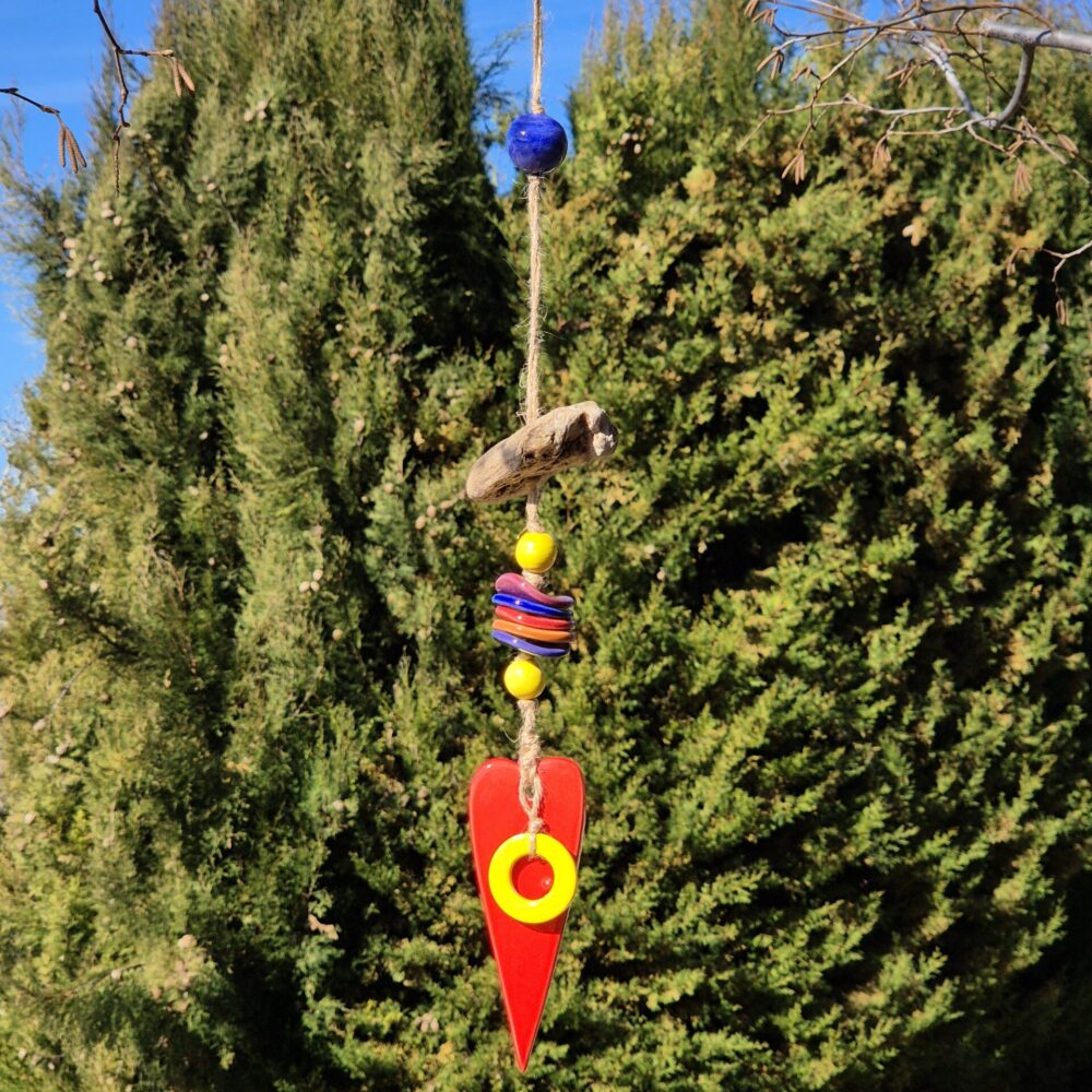 Suspension décorative cœur en céramique #29 – Image 4