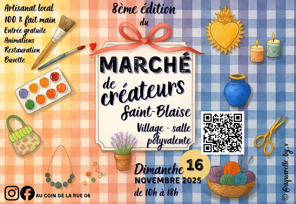 Marché de créateurs saint blaise 2025