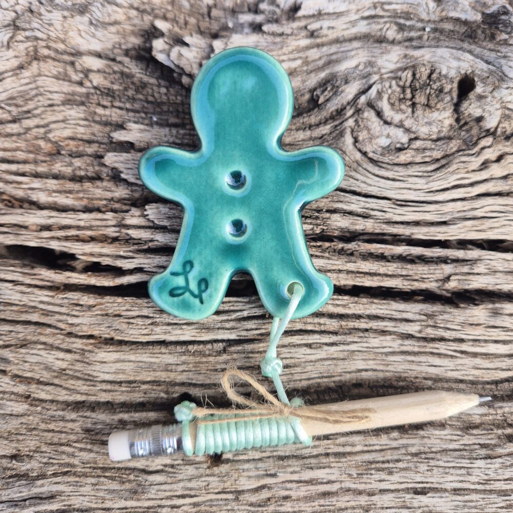 Porte crayon magnet en céramique artisanale
